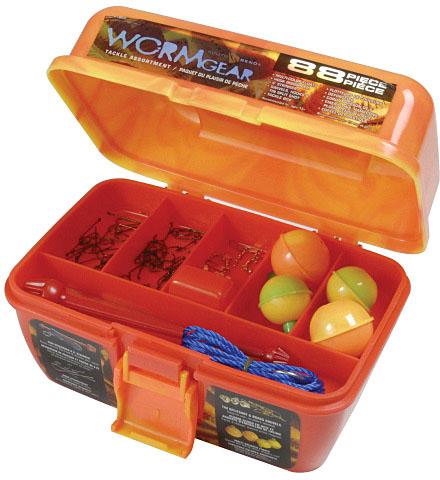 TACKLE BOX 88 PIECE ORANGE
