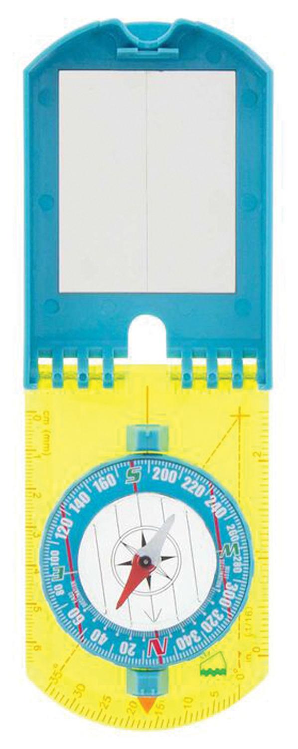 UST HI VIS FOLDING MAP COMPASS