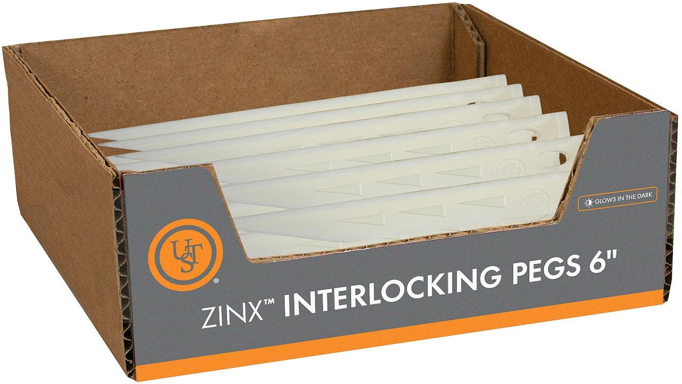 UST ZINX TENT PEG 6" - 6 PACK