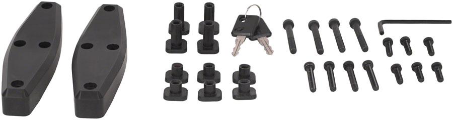 Piston SR Dual Ratchet Roof Bike Carrier - 1 Bike, Kashima Coat, Sandy Black