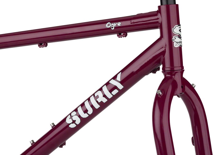 Surly Ogre Frameset - 29", Steel, Fermented Plum, X-Large