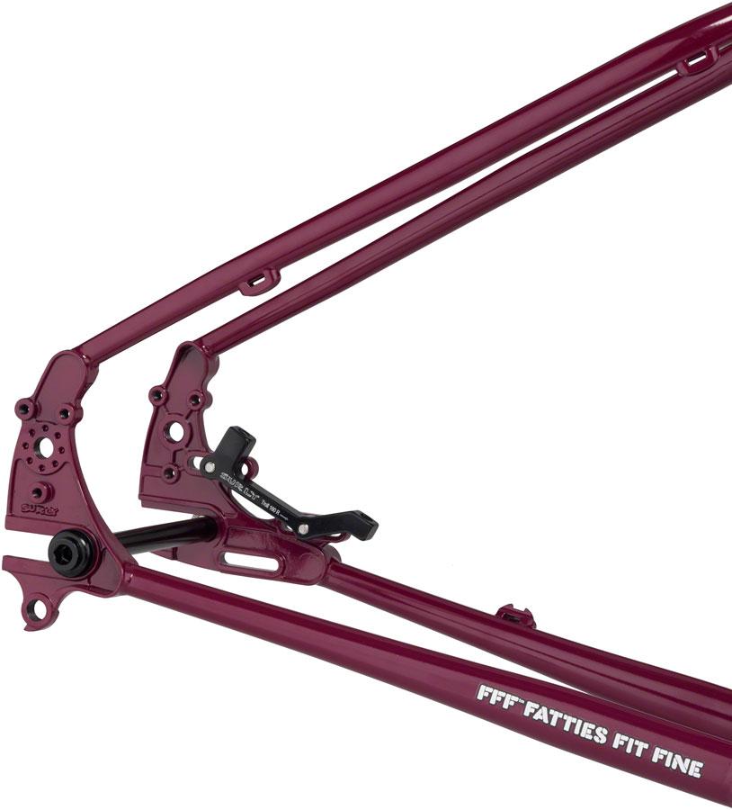 Surly Ogre Frameset - 29", Steel, Fermented Plum, X-Large