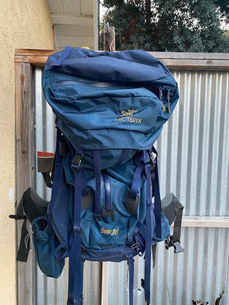 Arcteryx Bora 80 liter backpack