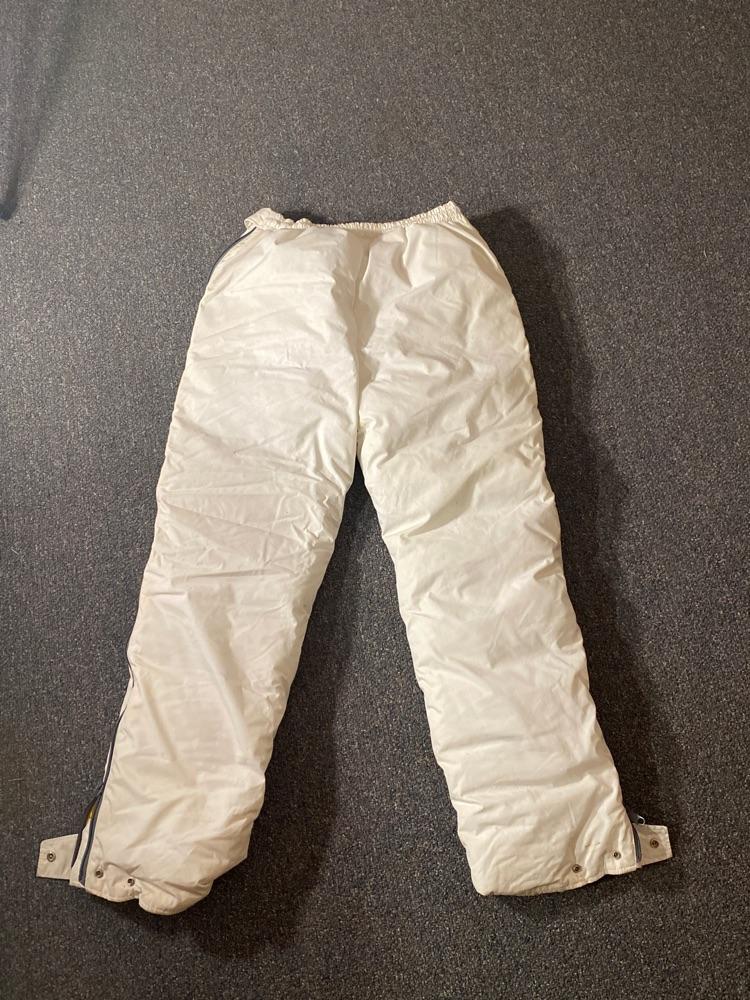 North Face White Puffy Snowpants